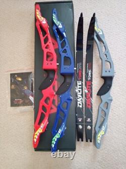 Akusta Recurve Bow With Daylite Limbs, String -RH -Olympic Archery- USA Seller