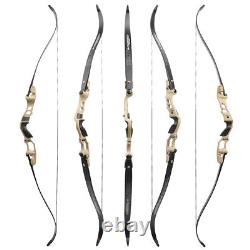 Archery 19 Riser Takedown Bow Limbs 62 ILF Recurve Bow 30-60lbs Target Hunting