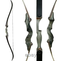 Archery 30-50lb 60 Hunting Takedown Recurve Bow Laminated Limbs for Right Hand