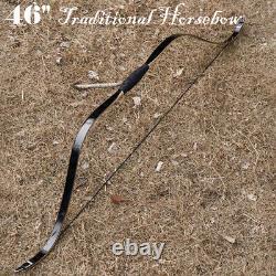 Archery 46 Traditional Horsebow 25-50lbs Recurve Bow Handmade Mongolian Hunting