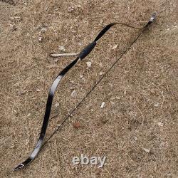 Archery 46 Traditional Short Bow Horsebow Recurve Bow Bamboo&Fiberglass Limbs