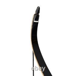 Archery 46 Traditional Short Bow Horsebow Recurve Bow Bamboo&Fiberglass Limbs