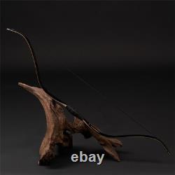 Archery 46 Traditional Short Bow Horsebow Recurve Bow Bamboo&Fiberglass Limbs