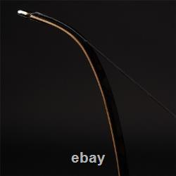 Archery 46 Traditional Short Bow Horsebow Recurve Bow Bamboo&Fiberglass Limbs
