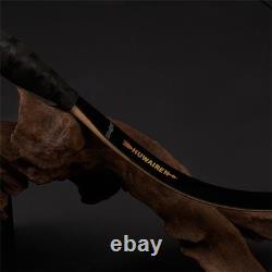 Archery 46 Traditional Short Bow Horsebow Recurve Bow Bamboo&Fiberglass Limbs