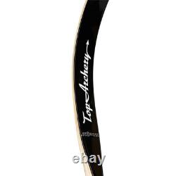 Archery 46 Traditional Short Bow Horsebow Recurve Bow Bamboo&Fiberglass Limbs