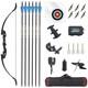 Archery 53 Recurve Bow And Arrows Quiver Set For Adult Beginner Hunting Target