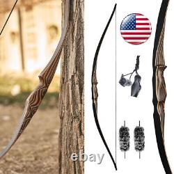 Archery 54 Traditional Bow Hunting Longbow Handmade Recurve Bow 20-70lbs RH