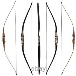 Archery 54 Traditional Bow Hunting Longbow Handmade Recurve Bow 20-70lbs RH