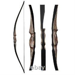 Archery 54Traditional Bow Hunting Longbow Wood Arrows Recurve Bow Target RH/LH