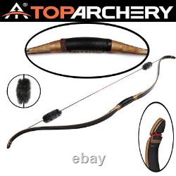 Archery 55'' Traditional Recurve Bow Mongolian Bow Laminated Hunting 20-50lbs