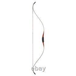 Archery 55'' Traditional Recurve Bow Mongolian Bow Laminated Hunting 20-50lbs