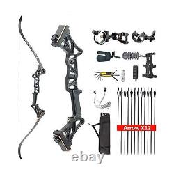 Archery 58 Takedown Hunting Recurve Bow and Arrow Set for Adults Beginners M