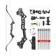 Archery 58 Takedown Hunting Recurve Bow And Arrow Set For Adults Beginners M
