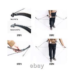 Archery 58 Takedown Hunting Recurve Bow and Arrow Set for Adults Beginners M