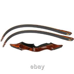 Archery 58in. Takedown Hunting Bow Set Wooden Riser Recurve Bow RH 40/45/50LBS