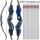 Archery 60 Takedown Recurve Bow 25-50lbs Adult Hunting Target Bow Arrows Shoot