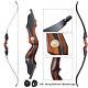 Archery 60'' Takedown Recurve Bow Wooden Long Bow / Arrows For Target Hunting