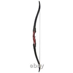 Archery 60 Takedown Recurve Bow and Arrows 12pcs for Right Hand Target Hunting