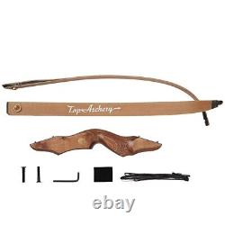 Archery 60 Wooden Riser Takedown Recurve Bow RH Laminated Limbs Hunting/Target