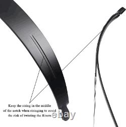 Archery 62 ILF Recurve Bow 25-60LBS 12x Carbon Arrows for Competition/Athletic