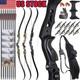 Archery 62 Ilf Takedown Recurve Bow Arrows 25-60lbs Target Hunting Shooting Bow