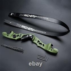 Archery 62 ILF Takedown Recurve Bow Arrows 25-60lbs Target Hunting Shooting Bow