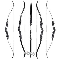 Archery 62 ILF Takedown Recurve Bow Arrows 25-60lbs Target Hunting Shooting Bow