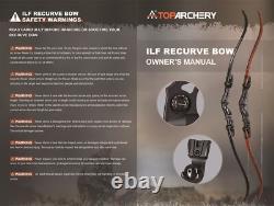 Archery 62 Takedown ILF Recurve Bow for Right Hand Professional Hunting Target