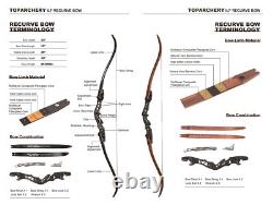 Archery 62 Takedown ILF Recurve Bow for Right Hand Professional Hunting Target