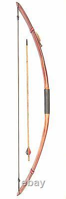 Archery Bow Native American Scout 51in 35lb @28 Leather/Feather FREE SHIP