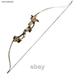 Archery Bow Recurved Hunting Training Shooting Arrow Head Camouflage Target 16lb