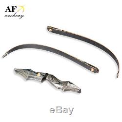 Archery Chinese Takedown Recurve Bow Black Wooden for Shooting Longbow Hunting
