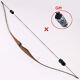 Archery Handmade Wooden Longbow Recurve Bow Right Hand Hunting Target 20-35lbs