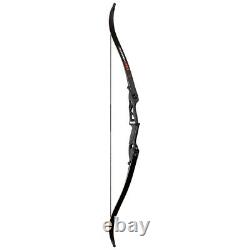 Archery Hunting 56 Takedown Recurve Bow 30-50lbs & Bow Stringer and Arrows Set