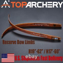 Archery Hunting Takedown ILF Limbs for RH Recurve Bow Limbs H19-62 / H17-60