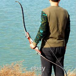 Archery Hunting Takedown Recurve Bow & 12Pcs Arrow Set Right Left Hand Longbows