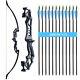 Archery Hunting Takedown Recurve Bow With Bow Sight & Arrow Rest For Right Hand