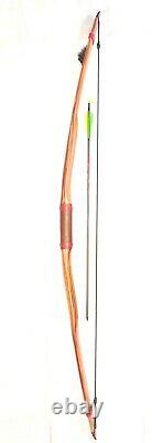 Archery Indian Long Bow, 58in 40lb @28in draw, leather handle FREE SHIPPING
