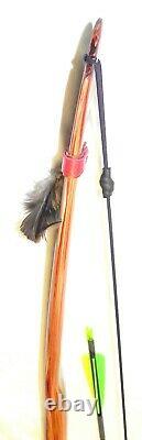 Archery Indian Long Bow, 58in 40lb @28in draw, leather handle FREE SHIPPING