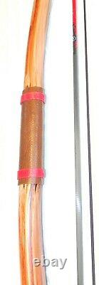 Archery Indian Long Bow, 58in 40lb @28in draw, leather handle FREE SHIPPING