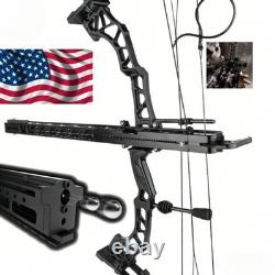 Archery Rapid Bow Launcher Steel Ball Shooter Compound Recurve Bow Hunting Shoot