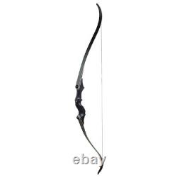 Archery Recurve Bows 60 inch 30-65lbs with Ergonomic Design for Outdoor 65 lbs