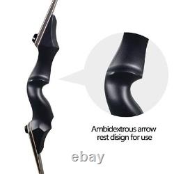 Archery Recurve Bows 60 inch 30-65lbs with Ergonomic Design for Outdoor 65 lbs