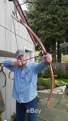 Archery Recurve Indian Bow The Buckskin 58in, 45-50lb @28in FREE SHIPPING