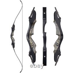 Archery Takedown 62 ILF Recurve Bow 19 Riser for RH Hunting & Target Practice