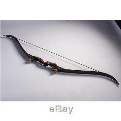 Archery Takedown Bow Black Handmade Recurve Amrican Huntting Bow Right Hand