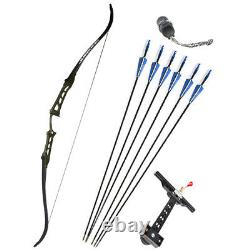 Archery Takedown Recurve Bow 18-40Ibs 68 RH Aluminium Riser Hunting Target