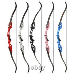 Archery Takedown Recurve Bow 20-40lbs F Interface Aluminum Shooting Target