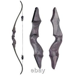 Archery Takedown Recurve Bow 60inch Traditional Hunting Bows with Core Limbs